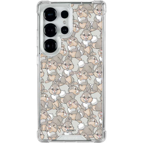 Disney Bambi Thumper Character Pattern Galaxy S25 Ultra Clear Case